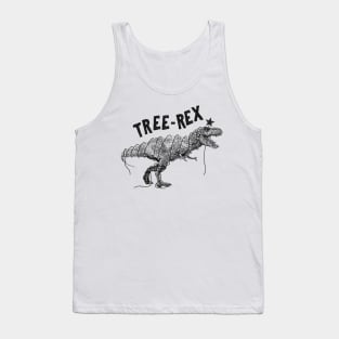 Tree-Rex Dinosaur Christmas Tank Top